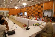 เทศบาลนครแม่สอด จัดประชุมหารือเสวนาแลกเปลี่ยนความคิดเห็นการขับเคลื่อนเพื่อชี้แจงการขอรับการสนับสนุนรัฐบาลตามนโยบายพรรคการเมือง