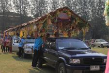 เทศบาลนครแม่สอด จัดขบวนแห่สงกรานต์ ประจำปี 2561 เพื่อสืบสานประเพณีและวัฒนธรรมอันดีงามของไทย 16 เมษายน 2561