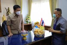 ทน.แม่สอด เข้ารดน้ำดำหัวนายอำเภอแม่สอด เนื่องในประเพณีสงกรานต์ ประจำปี 2565