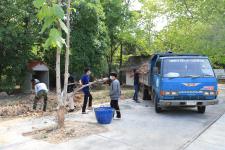 ทน.แม่สอด บูรณาการร่วมกับสำนักงานคุมประพฤติจังหวัดตาก สาขาแม่สอด ทำความสะอาดบริเวณสุสานดอนแก้ว