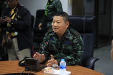 เทศบาลนครแม่สอดร่วมกับกองทัพภาค 3 มอบของช่วยน้ำท่วมสหภาพเมียนมา