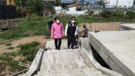 ทน.แม่สอด ลงพื้นที่ติดตามผลการดำเนินงานโครงการก่อสร้างศาลสมเด็จพระนเรศวรมหาราช