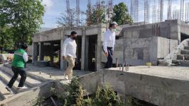 ทน.แม่สอด ลงพื้นที่ติดตามผลการดำเนินงานโครงการก่อสร้างศาลสมเด็จพระนเรศวรมหาราช