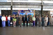 เทศบาลนครแม่สอดร่วมกับกองทัพภาค 3 มอบของช่วยน้ำท่วมสหภาพเมียนมา