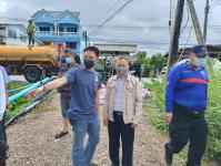 ทน.แม่สอด ลงพื้นที่แก้ไขปัญหาน้ำท่วมในเขตเทศบาลนครแม่สอด