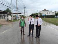 ทน.แม่สอด พร้อมด้วยผู้ว่าฯ และนายก อบจ. ลงพื้นที่แก้ไขปัญหาน้ำท่วมในเขตเทศบาลนครแม่สอด