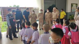 ทน.แม่สอด เข้าตรวจเยี่ยมโรงเรียนเทศบาลวัดดอนแก้ว