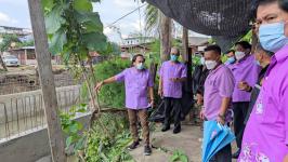 ทน.แม่สอด ลงพื้นที่ติดตามผลการดำเนินงานโครงการก่อสร้าง รางระบายน้ำในเขตเทศบาลนครแม่สอด