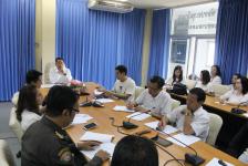 ดร.เทอดเกียรติ ชินสรนันท์ นายกเทศมนตรีนครแม่สอด เป็นประธานในการ ประชุมเพื่อรับฟังกำหนดการและเตรียมความพร้อมในการเดินทางเพื่อเข้าร่วมโครงการอบรบเชิงปฏิบัติการหลักสูตรการพัฒนาสมรรถนะบุคลากรของเทศบาลนครแม่สอด  เพื่อรองรับเขตพัฒนาเศรษฐกิจพิเศษตาก  เตรียมความพ