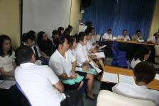 ดร.เทอดเกียรติ ชินสรนันท์ นายกเทศมนตรีนครแม่สอด เป็นประธานในการ ประชุมเพื่อรับฟังกำหนดการและเตรียมความพร้อมในการเดินทางเพื่อเข้าร่วมโครงการอบรบเชิงปฏิบัติการหลักสูตรการพัฒนาสมรรถนะบุคลากรของเทศบาลนครแม่สอด  เพื่อรองรับเขตพัฒนาเศรษฐกิจพิเศษตาก  เตรียมความพ