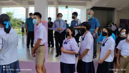 ทน.แม่สอด ร่วมพิธีเปิดการสอบแข่งขันคนเก่งโรงเรียนท้องถิ่น เทศบาลนครแม่สอด ประจำปีการศึกษา 2565