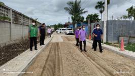 ทน.แม่สอด ร่วมกับแม่สอดมูลนิธิสามัคคีการกุศล ดำเนินการทำท่อระบายน้ำและถนนคอนกรีต