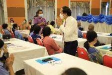 ทน.แม่สอด จัดประชุมโครงการอบรมป้องกันและแก้ไขปัญหายาเสพติดในชุมชน