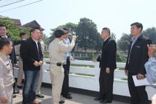 รัฐมนตรีประจำสำนักนายกรัฐมนตรี ได้เดินทางมาตรวจดูสภาพพื้นที่การจัดตั้งเขตเศรษฐกิจพิเศษแม่สอด 