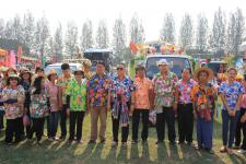 เทศบาลนครแม่สอด จัดขบวนแห่สงกรานต์ ประจำปี 2561 เพื่อสืบสานประเพณีและวัฒนธรรมอันดีงามของไทย 16 เมษายน 2561