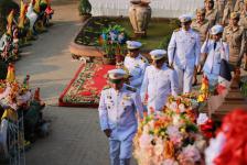 เทศบาลนครแม่สอด เข้าร่วมงานรัฐพิธีและวางพานพุ่มดอกไม้สด วันสมเด็จพระนเรศวรมหาราช เนื่องในวันยุทธหัตถี