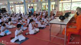 นายกฯ ทน.แม่สอด เปิดโครงการอบรมคุณธณรม จริยธรรม ระดับประถมศึกษา ปีที่ 1-3 โรงเรียนเทศบาลวัดบุญญาวาส 