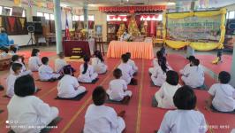 นายกฯ ทน.แม่สอด เปิดโครงการอบรมคุณธณรม จริยธรรม ระดับประถมศึกษา ปีที่ 1-3 โรงเรียนเทศบาลวัดบุญญาวาส 