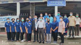 คลินิกชุมชนอบอุ่นเทศบาลนครแม่สอดจัดโครงการส่งเสริมความรู้และการออกกำลังกายในชมรมผู้สูงอายุชุมชนสันต้นปิน 