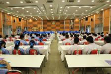 ทน.แม่สอด จัดประชุมโครงการอบรมป้องกันและแก้ไขปัญหายาเสพติดในโรงเรียน