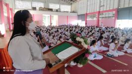 นายกฯ ทน.แม่สอด เปิดโครงการพัฒนาผู้เรียนกลุ่มสาระสังคมศึกษา ศาสนาและวัฒนธรรม ค่ายคุณธรรม จริยธรรม ประจำปีการศึกษา 2565 โรงเรียนเทศบาลวัดดอนแก้ว