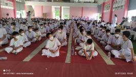 นายกฯ ทน.แม่สอด เปิดโครงการพัฒนาผู้เรียนกลุ่มสาระสังคมศึกษา ศาสนาและวัฒนธรรม ค่ายคุณธรรม จริยธรรม ประจำปีการศึกษา 2565 โรงเรียนเทศบาลวัดดอนแก้ว