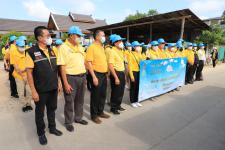 ทน.แม่สอด จัดกิจกรรมจิตอาสาพัฒนาหน้าศาลเจ้าพ่อพระวอ(ตลาดสดบ้านเหนือ) เนื่องในวันเฉลิมพระชนมพรรษาพระบาทสมเด็จพระเจ้าอยู่หัว