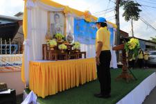 ทน.แม่สอด จัดกิจกรรมจิตอาสาพัฒนาหน้าศาลเจ้าพ่อพระวอ(ตลาดสดบ้านเหนือ) เนื่องในวันเฉลิมพระชนมพรรษาพระบาทสมเด็จพระเจ้าอยู่หัว