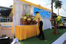 ทน.แม่สอด จัดกิจกรรมจิตอาสาพัฒนาหน้าศาลเจ้าพ่อพระวอ(ตลาดสดบ้านเหนือ) เนื่องในวันเฉลิมพระชนมพรรษาพระบาทสมเด็จพระเจ้าอยู่หัว