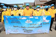 ทน.แม่สอด จัดกิจกรรมจิตอาสาพัฒนาหน้าศาลเจ้าพ่อพระวอ(ตลาดสดบ้านเหนือ) เนื่องในวันเฉลิมพระชนมพรรษาพระบาทสมเด็จพระเจ้าอยู่หัว