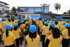 ทน.แม่สอด จัดกิจกรรมจิตอาสาพัฒนาหน้าศาลเจ้าพ่อพระวอ(ตลาดสดบ้านเหนือ) เนื่องในวันเฉลิมพระชนมพรรษาพระบาทสมเด็จพระเจ้าอยู่หัว