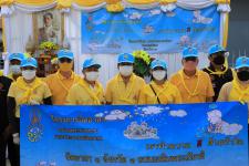 ทน.แม่สอด จัดกิจกรรมจิตอาสาพัฒนาหน้าศาลเจ้าพ่อพระวอ(ตลาดสดบ้านเหนือ) เนื่องในวันเฉลิมพระชนมพรรษาพระบาทสมเด็จพระเจ้าอยู่หัว