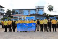 ทน.แม่สอด จัดกิจกรรมจิตอาสาพัฒนาหน้าศาลเจ้าพ่อพระวอ(ตลาดสดบ้านเหนือ) เนื่องในวันเฉลิมพระชนมพรรษาพระบาทสมเด็จพระเจ้าอยู่หัว