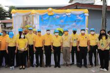 ทน.แม่สอด จัดกิจกรรมจิตอาสาพัฒนาหน้าศาลเจ้าพ่อพระวอ(ตลาดสดบ้านเหนือ) เนื่องในวันเฉลิมพระชนมพรรษาพระบาทสมเด็จพระเจ้าอยู่หัว