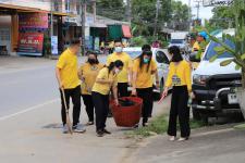 ทน.แม่สอด จัดกิจกรรมจิตอาสาพัฒนาหน้าศาลเจ้าพ่อพระวอ(ตลาดสดบ้านเหนือ) เนื่องในวันเฉลิมพระชนมพรรษาพระบาทสมเด็จพระเจ้าอยู่หัว