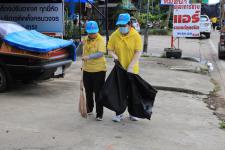 ทน.แม่สอด จัดกิจกรรมจิตอาสาพัฒนาหน้าศาลเจ้าพ่อพระวอ(ตลาดสดบ้านเหนือ) เนื่องในวันเฉลิมพระชนมพรรษาพระบาทสมเด็จพระเจ้าอยู่หัว