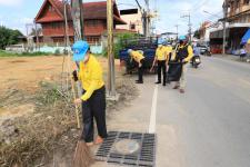 ทน.แม่สอด จัดกิจกรรมจิตอาสาพัฒนาหน้าศาลเจ้าพ่อพระวอ(ตลาดสดบ้านเหนือ) เนื่องในวันเฉลิมพระชนมพรรษาพระบาทสมเด็จพระเจ้าอยู่หัว