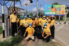 ทน.แม่สอด จัดกิจกรรมจิตอาสาพัฒนาหน้าศาลเจ้าพ่อพระวอ(ตลาดสดบ้านเหนือ) เนื่องในวันเฉลิมพระชนมพรรษาพระบาทสมเด็จพระเจ้าอยู่หัว