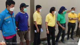 นายกฯแม่สอด ลงพื้นที่วางแผนงานปรับปรุงท่อระบายน้ำและวางท่อระบายน้ำ คอนกรีตเสริมเหล็ก  