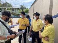 นายกฯแม่สอด ลงพื้นที่วางแผนงานปรับปรุงท่อระบายน้ำและวางท่อระบายน้ำ คอนกรีตเสริมเหล็ก  