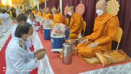 ทน.แม่สอด ร่วมพิธีทำบุญตักบาตรและร่วมถวายสัตย์ปฏิญาณเพื่อเป็นข้าราชการที่ดี เนื่องในโอกาสวันเฉลิมพระชนมพรรษา 70 พรรษา           28 กรกฎาคม 2565