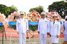 เทศบาลนครแม่สอด เข้าร่วมพิธีวางพวงมาลาและสดุดีเฉลิมพระเกียรติ พระบาทสมเด็จพระจุลจอมเกล้าเจ้าอยู่หัว รัชกาลที่ 5