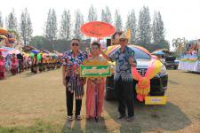 เทศบาลนครแม่สอด จัดขบวนแห่สงกรานต์ ประจำปี 2561 เพื่อสืบสานประเพณีและวัฒนธรรมอันดีงามของไทย 16 เมษายน 2561