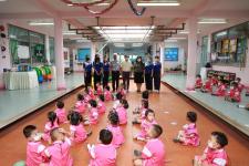 นายกเทศมนตรีนครแม่สอด ตรวจเยี่ยมการตรวจสุขภาพเด็กนักเรียน โรงเรียนเทศบาลวัดดอนแก้ว ประจำปี 2565