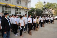 เทศบาลนครแม่สอด จัดกิจกรรม Big cleaning day ชาวเทศบาลนครแม่สอดร่วมใจต้านภัยเชื้อไวรัส COVID-19 
