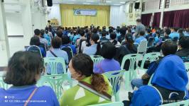 ทน.แม่สอด เข้าเป็นเกียรติในโครงการฝึกอบรมเสริมสร้างพฤติกรรมสุขภาพ ที่ดีของประชาชน ประจำปีงบประมาณ 2565