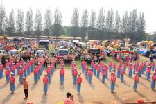 เทศบาลนครแม่สอด จัดขบวนแห่สงกรานต์ ประจำปี 2561 เพื่อสืบสานประเพณีและวัฒนธรรมอันดีงามของไทย 16 เมษายน 2561