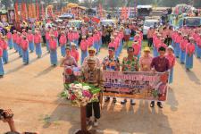 เทศบาลนครแม่สอด จัดขบวนแห่สงกรานต์ ประจำปี 2561 เพื่อสืบสานประเพณีและวัฒนธรรมอันดีงามของไทย 16 เมษายน 2561