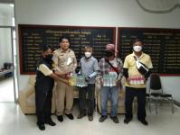 คณะผู้บริหารพร้อมสมาชิกสภาเทศบาลนครแม่สอดลงพื้นที่ตรวจเยี่ยมให้กำลังใจเจ้าหน้าที่ผู้ปฏิบัติงานภาคสนาม