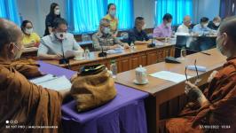 ทน.แม่สอด เข้าร่วมประชุมการจัดเตรียมงานพิธีวางศิลาฤกษ์ก่อสร้างฐานพระบรมรูปสมเด็จพระเจ้าตากสินมหาราช(ทรงม้า)